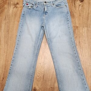 Vintage Paris Blues Light Blue Flare Jeans
